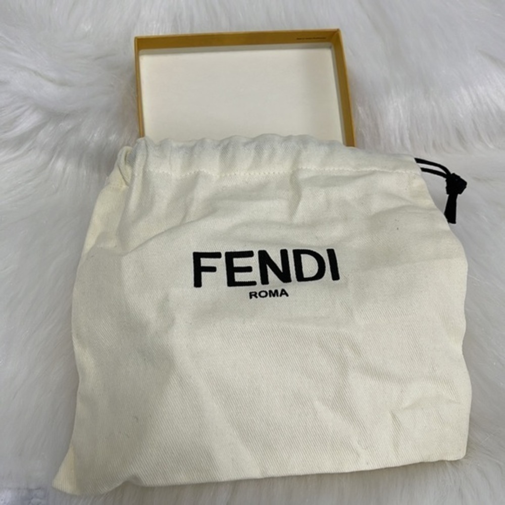FENDI FUR Small leather LUXURY Crossbody bag authentic 100% - Picture 16 of 16